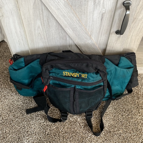 STANSPORT 2 BOTTLE CARRIER FANNY WAIST PACK Outdoor Hiking Camping Travel - Picture 4 of 12